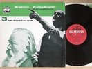 FURTWANGLER Symphony No.3 BRAHMS 1stPress 1959 HMV ELECTROLA MINT