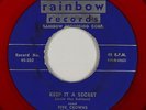 Doo-Wop 45 - Five Crowns - Keep It A Secret - Rainbow - VG+ mp3 - red wax rare