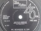 Edwin Starr - I Am The Man For You Baby / My Weakness Is You. TMG 646.