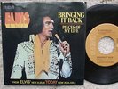Elvis Presley - Pieces Of My Life / Bringing It Back - Tan Label 45 + RARE PS