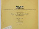 KARL RICHTER HANDEL HARPSICHORD SOLO WORKS ARCHIV ED.1 10