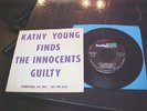 KATHY YOUNG 45 RARE PROMO ONLY PICTURE SLEEVE + 1-SIDE NM INNOCENTS GUILTY  PS