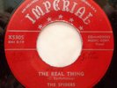SPIDERS 45 The real thing / Mmm Mmm Baby IMPERIAL M-  Doowop Kz450
