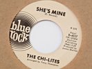 Northern Soul 45-Chi-Lites-She's Mine-Blue Rock-PROMO-NICE