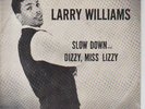 Larry Williams Dizzy Miss Lizzy / Slow Down ORIGINAL US. PICTURE SLEEVE