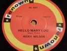 Ricky Nelson HELLO MARY LOU Vinyl 78er Jukebox Schellackplatte Schellack record+