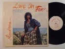 ANDREA Love On Fire MEGA TONE Jamaica Funk Boogie Synth Islands LP HEAR