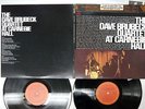 DAVE BRUBECK QUARTET AT CARNEGIE HALL CBS/SONY 36AP 1488,9 Japan CAP OBI 2LP