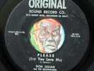 HEAR Don Julian Meadowlarks 45 Please Say You/Doin The Cha Cha doo wop R&B soul