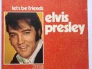 ELVIS PRESLEY-ORIGINAL DEMO/PROMO ITALIAN LETS BE FRIENDS,DIFFERENT ART WORK