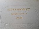 SZOSTAKOWICZ SYMPHONY NO6 OP53 LEOPOLD STOKOWSKI & PHILADELPHIA ORCHESTRA