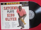 Louis Armstrong Satchmo Plays King Oliver Orig Audio Fidelity LP promo copy NM