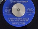kim tolliver i dont know which foot to dance on on Castro Records