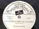 Vtg 78 RPM Vinyl Record Charline Arthur Boogie-Woogie Rockabilly Country Artist