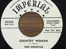 BOO BREEDING - Country Woman / Low And Lonesome RARE IMPERIAL X5336 PROMO 45 NM