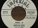 ROCKING BROS - Rock-It / Behind The Sun IMPERIAL X5333 PROMO 45 R&B
