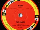 BOBBY PETERSON QUINTET-THE HUNCH / LOVE YOU PRETTY BABY-78 RPM-SOUTH AFRICA-EXC
