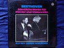 ELLY NEY Ludwig Hoelscher BEETHOVEN Cello Sonata Telefunken Stereo (3)LP NM