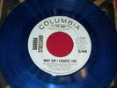 BARBRA STREISAND 45 rpm Why Did I Choose You BLUE VINYL promo COLUMBIA