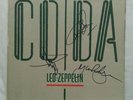 LED ZEPPELIN SIGNED CODA LP Jimmy Page, Robert Plant and John Paul Jones