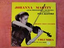 YOHANNA MARTZY ' BRAHMS VIOLIN CONCERTO OP.77 '  33CX, COLUMBIA FLAT EDGE
