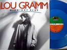 LOU GRAMM - MIDNIGHT BLUE ** BLUE VINYL 1987 ** 12