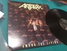 Anthrax Among The Living Original Pressing LP Gold Promo Stamp