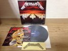 Metallica Master Of Puppets 1989 7 Tracks Korea Vinyl LP Promo Insert Sticker