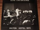 Elvis Live On Stage Hilton Hotel 1972   Elvis Presley LP