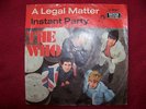 The Who - A legal matter / Instant party    rares Decca 45 Cover