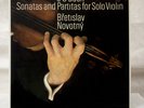 3-LP STEREO BRETISLAV NOVOTNY BACH SONATAS PARTITAS SOLO VIOLIN SUPRAPHON 1ST