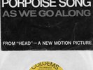 THE MONKEES Porpoise Song /As We Go Along rare promo 45 with PicSleeve from 1968