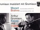 PHILIPS - GRUMIAUX MUSIZIERT MIT GRUMIAUX - MOZART / BRAHMS - VIOLIN & PIANO EX