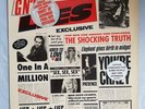 Guns N Roses GN'R Lies - 2nd Style Sleeve - German - LP - Japanese Sticker Sheet