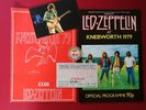 Led Zeppelin Knebworth Aug '79 2 different Programmes Full ticket badge photos 