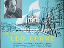 LEO FERRE L’ILE SAINT LOUIS pochette DESSIN 25CM 10’’ BIEM CHANT DU MONDE 4022