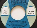 GARAGE PUNK The Nocturnals BECAUSE YOU'RE GONE Regency 45 rare Canadian EX