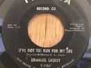 EMANUEL LASKEY northern soul 45 I've Got To Run For My Life / You Better  Thelma
