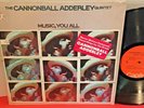 CANNONBALL ADDERLEY QUINTET Music You All 1976 CAPITOL Jazz In SHRINK VG++ Vinyl