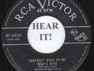 The Du Droppers DOO WOP 45 (RCA 5425) Somebody Work On My Baby's Mind   MINT-