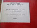 PRIVATE BRONISLAW HUBERMAN J.S.BACH PARTITA VIOLIN SOL SJS 706 USA