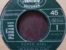 RARE PSYCH FREAKBEAT ROCK SP LES FLEURS DE PAVOT SUPER GIRL OG FRENCH PROMO COPY
