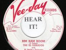 The El Dorados DOO WOP 45 (Vee-Jay 211 PROMO) Bim Bam Boom /There In The VG++/M-