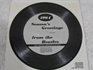 1964 BEATLES Christmas FAN CLUB ONLY flexi disc tri-fold picture sleeve EX++