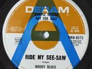 THE MOODY BLUES Ride My See-Saw Vinyl Single Record 45RPM Very Rare Aus PROMO