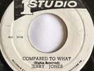 JERRY JONES Compared To What STUDIO 1 SO3178 JA Scarce Reggae VINYL Single EX