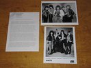BON JOVI / RATT - 1985 UK DONINGTON MONSTERS OF ROCK PROMO PRESS RELEASE & PHOTO