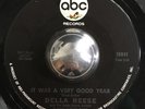 DELLA REESE rare It Was A Very Good Day mod soul 45 LISTEN