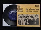 THE ROLLING STONES It's All Over Now 45/PS Danish Only  DECCA EXPORT 1964 EX