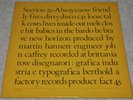 SECTION 25 Always Now SCARCE ORIG UK 1981 FACTORY EX+ LP, ENVELOPE COVER+INNER.
